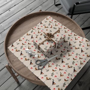 Geschenkpapier, WeihnachtsEspresso Martini-Geschenkpapier, Feiertagsgeschenkpapier, festliches Geschenkpapier, Cocktail-Thema-Geschenkpapier Bild 8