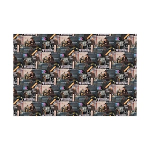 Wrapping Paper for Tucker Wetmore Fans, Waves on a Sunset, Nashville Giftwrap, Custom Country Fan Gift, Tucker Wetmore Design, Tucker fan image 6