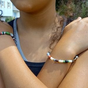 African Trade Bead Bracelet