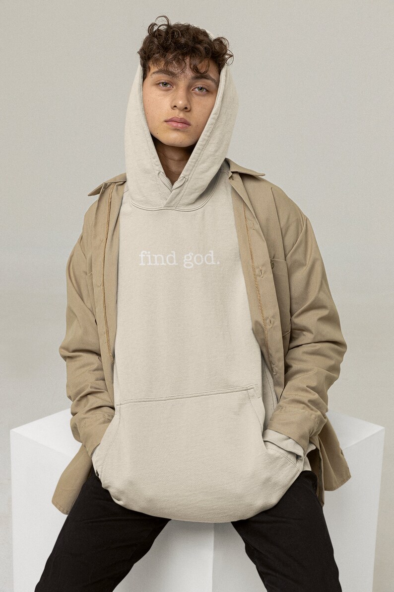 Kanye West Hoodie Find God Sweatshirt Cotton Unisex - Etsy
