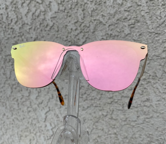 Aviator Ray Ban Blaze General Pink Mirror Ray Ban Blaze Round Pink
