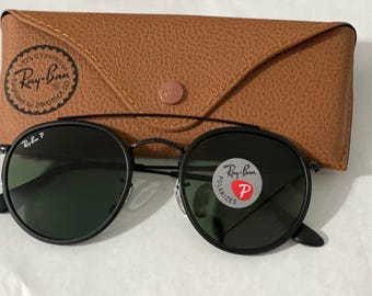 Ray-Ban RB3647-N 002/58 Round Double Bridge Negro Polarizado
