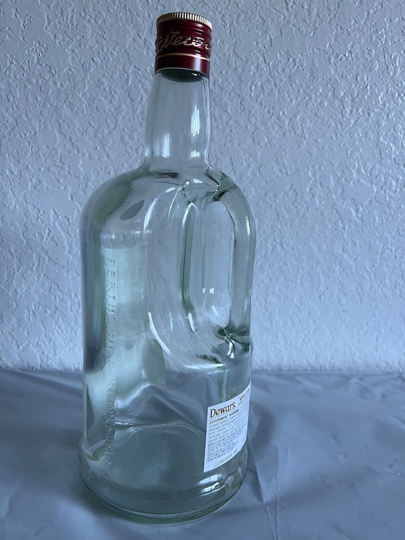 Dewar`s White Label 空瓶 Empty DEWAR'S BLENDED SCOTCH Whisky Bottle White Label 1.75L - Etsy