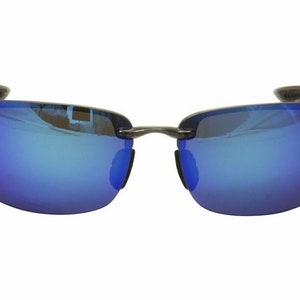 Maui Jim B407-11 Ho&#39;okipa Grey Frame / Blue Hawaii Polarized Lenses