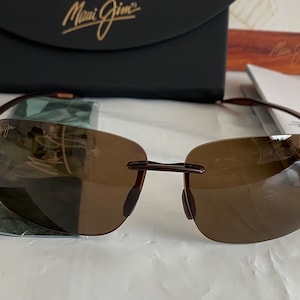 マウイジム　mauijimブラウン/サングラス ケース付き 2025年最新】Yahoo!オークション -マウイジム サングラス mjの