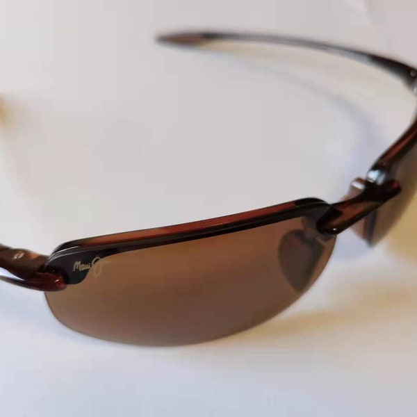 Maui Jim H407-02 Ho'okipa Gloss Brown Frame / HCL Bronze Polarized Lenses