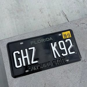 DIY Florida License Plate Vinyl Wrap Kit Custom License Plate - Etsy