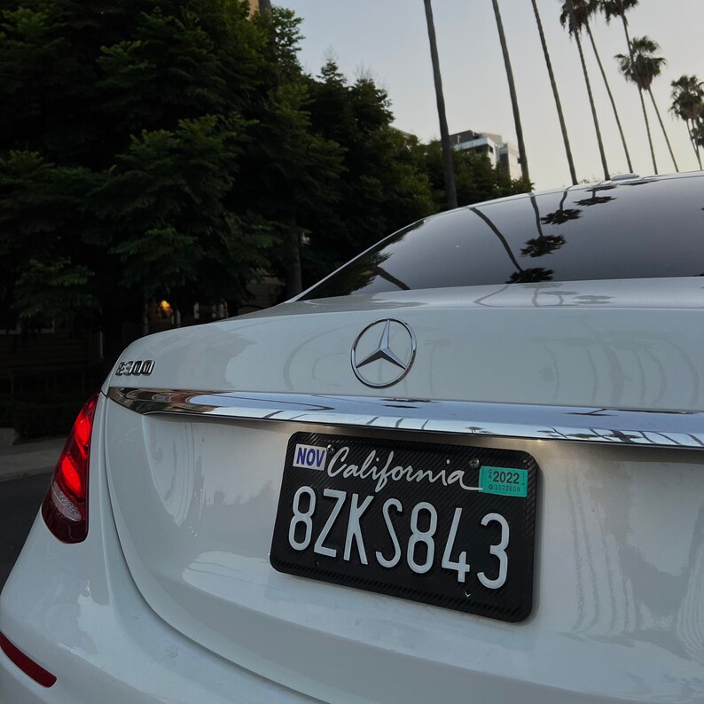 California License Plate Vinyl Wrap Kit Custom License Plate Etsy