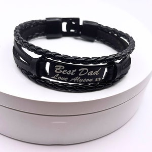 Personalised Bracelet | Men's Personalised Bracelet | Boyfriend Gift | Engraved Bracelet | Custom Gift | Father's Day | Valentine's Day