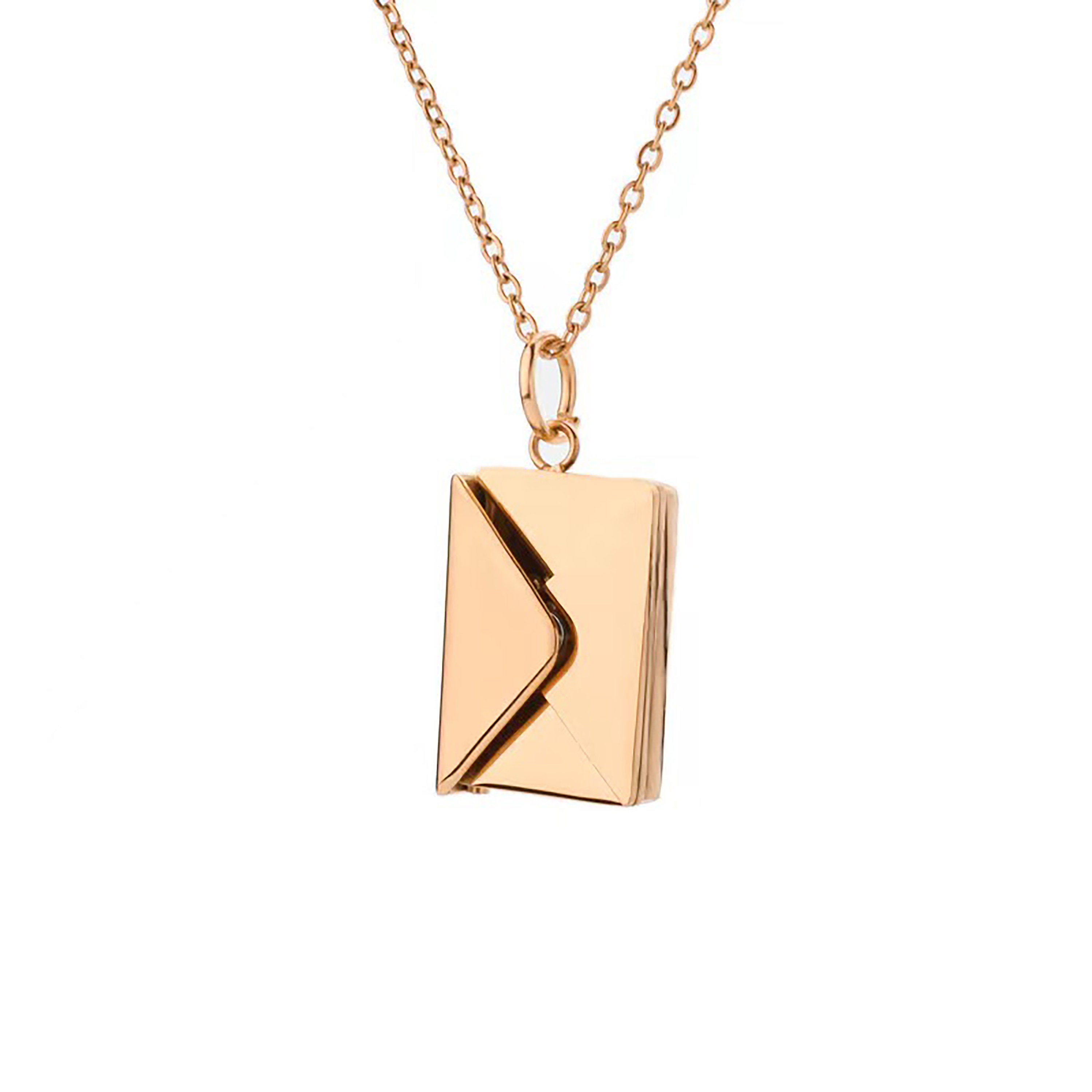 Envelope Necklace Envelope Pendant Secret Message Hidden Message