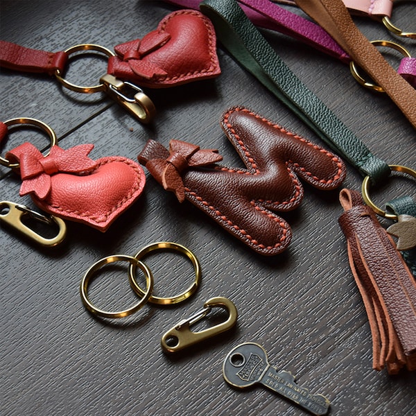 Leather Bag Charm Etsy