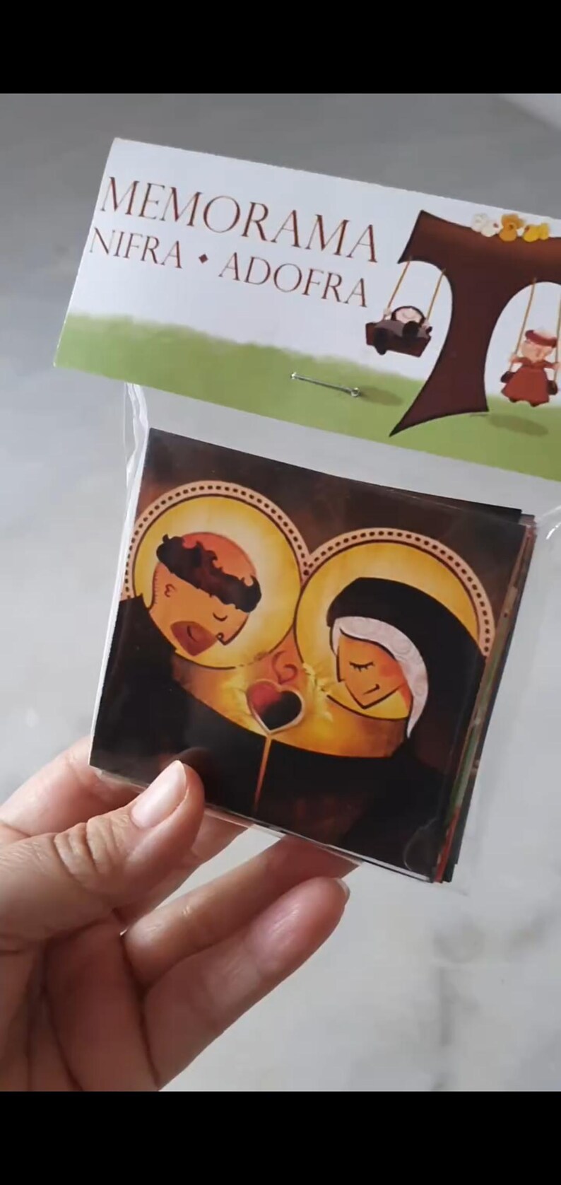 Memory Card Pair Game Catholic Franciscan Cards image 3