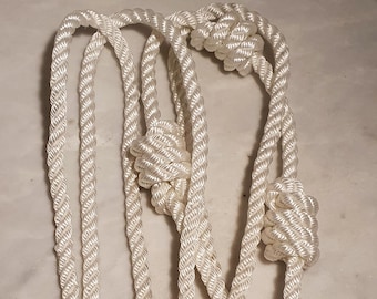 Franciscan Cord Belt 5 Meters | Glossy Franciscan Cincture 3 Knots, Durable Modern Fiber