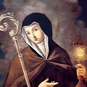 Peinture sainte Claire Assise classique italien bricolage art mural élégant décoration d'intérieur couvent frère nonne laïc franciscain cadeau pour maman et grand-mère