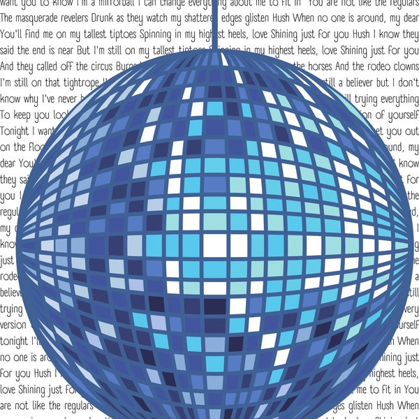 Because Im a Mirrorball Etsy