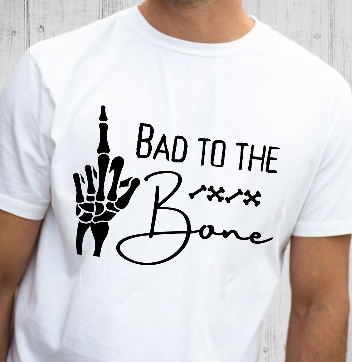 Bad to the Bone Funny Skeleton Png Bad the Bone Png - Etsy