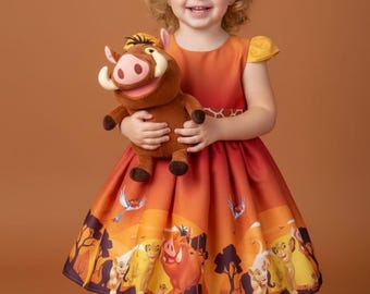 Luxe safari-jurk uit de Lion King-serie