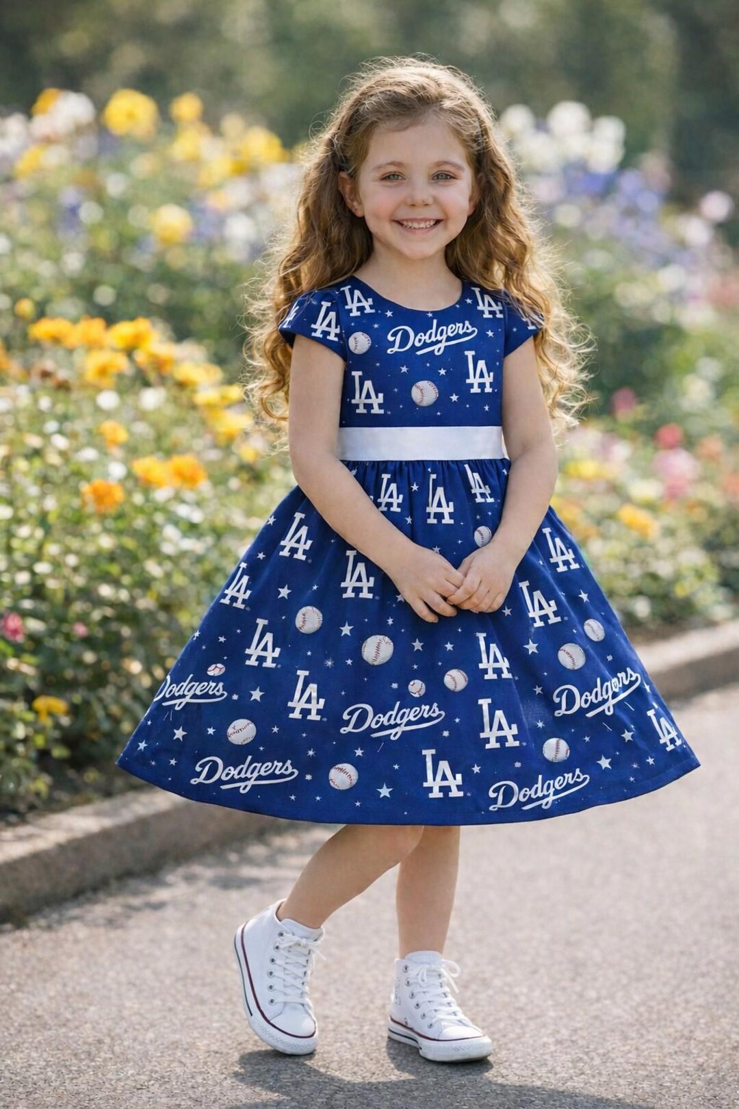 dodger blue dress Luxury LA Dodgers Dress, Background AW26 E-Shop Model Shot Fun World Boys Black Size:10-10,5 US / 43