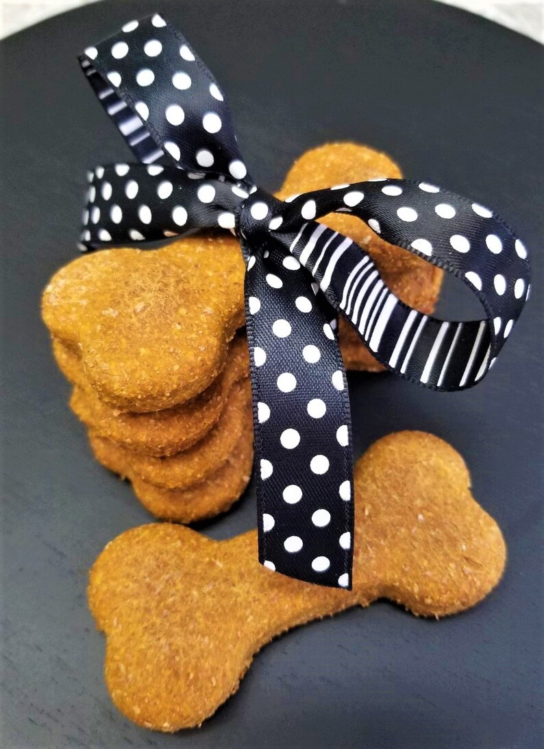 Homemade Pumpkin & Peanut Butter Dog Treat Gift. All Natural, Preservative Free Dog Treats. Etsy