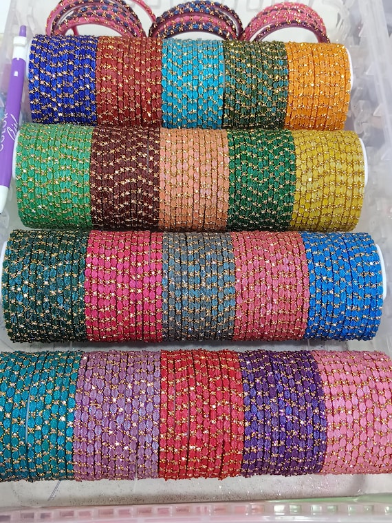 Glass Rain Drops Bangles - Etsy