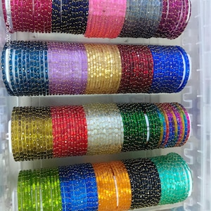 Brazaletes de cristal con forma de gota de lluvia