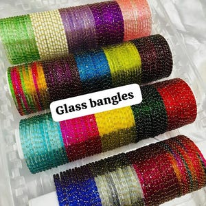 Glass Rain Drops Bangles