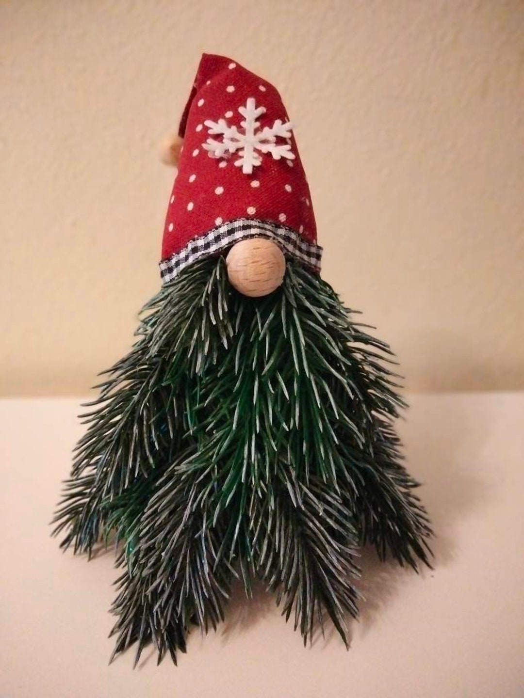 Christmas Tree Shaped Like a Gnome Etsy