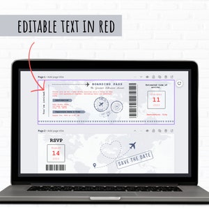May include: A digital boarding pass with a blue and white design. The text on the boarding pass reads "Boarding Pass" and "The Greatest Adventure Awaits". The estimated time of arrival is October 11, 2023.