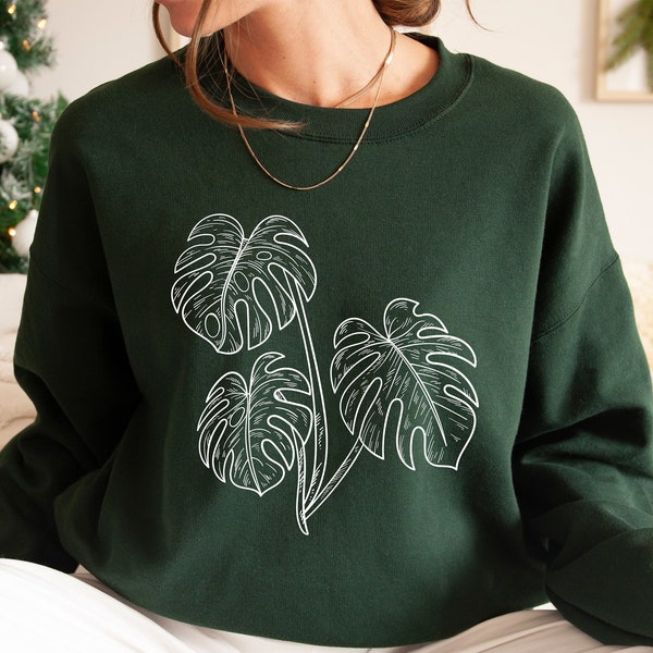 Monstera Shirt, Plant Lady Sweatshirt, Plant Mama Crewneck, Plant Mama Gift, Plant Mom Hoodie, Plant Tee, Plant Lover, Plant Lady T-shirt