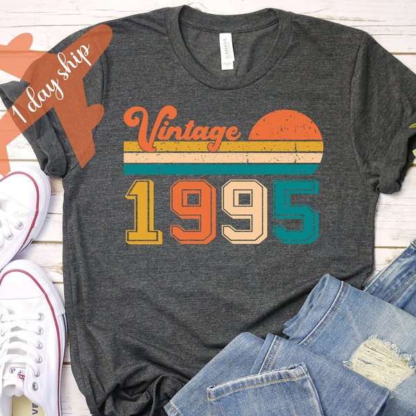 29th Birthday Shirt Vintage 1995 T Shirt 1995 Birthday Gift 29th Birthday Gift 28 Years Old Tee Limited Edition Legend Classic Bday 29th