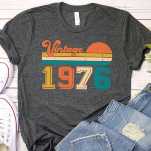 49th Birthday Shirt Vintage 1976 T Shirt 1976 Birthday Gift 49th Birthday Gift 49 Years Old Tee Limited Edition Legend Classic Bday 49th