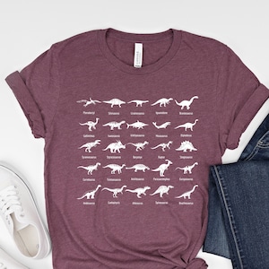 Dinosaur History Shirt, Dinosaurs Shirt, Dinosaur Evolution, Gift for Dinosaur Lover, Tutorial Shirt, Dinosaur Museum Shirt, Dinosaur Family