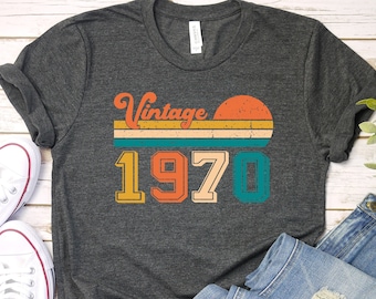 54th Birthday Shirt Vintage 1970 T Shirt 1970 Birthday Gift 54th Birthday Gift 54 Years Old Tee Limited Edition Legend Classic Bday 54th
