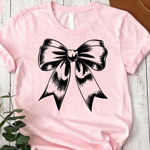 Coquette Shirt, Coquette Bow Shirt, Ribbon coquette Shirt, Trendy Shirt, Mother&#39;s Day Shirt, Gift For Her Shirt, Mothers Day gift Shirt