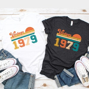 46th Birthday Shirt Vintage 1979 T Shirt 1979 Birthday Gift 46th Birthday Gift 46 Years Old Tee Limited Edition Legend Classic Bday 46 th