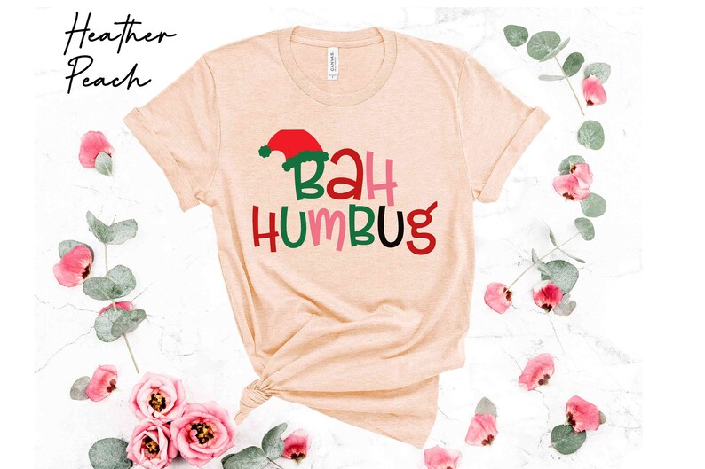Bah Humbug Shirt, Funny Christmas Sayings Tshirt Ugly Xmas T-shirt for men Funny Gift Idea Present Holidays Men's Tacky Christmas Tee image 4