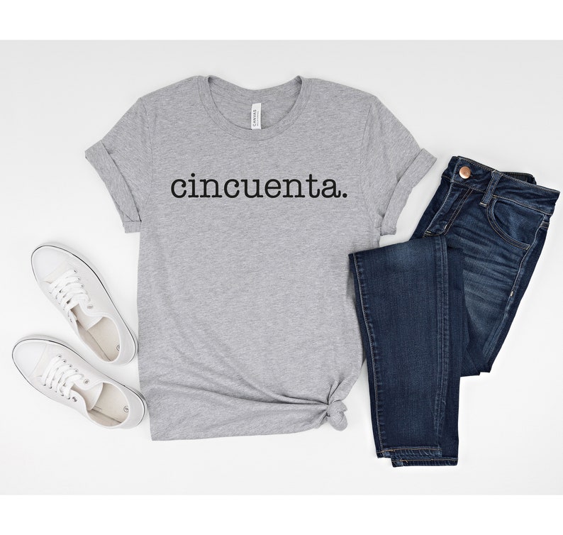 Cincuenta Shirt, 50th Birthday Shirt Vintage 1975 T Shirt 1975 Birthday Gift 50th Birthday 50 Years Old Tee Limited Edition Legend Classic image 3