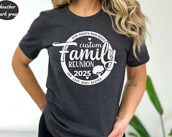 Personalized Family Reunion Shirt, Family Reunion 2026 Tee, Our Roots Run Deep Shirt, Custom Family Tree Shirt, Matching Family Reunion Tee