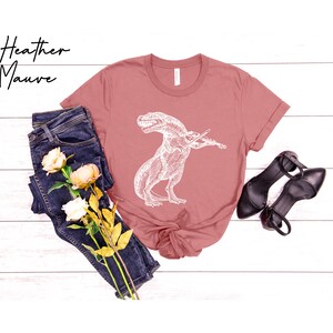 Dinosaur Playing Violin Shirt, Violin TShirt, Dinosaur Violin TShirt, Musician Dinosaur Shirt, Birthday Gift, Music Shirt, Fiddle Gifts Tee image 3