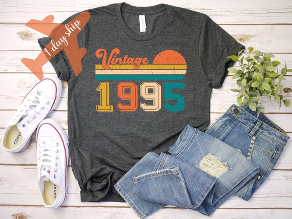 31th Birthday Shirt, 1995 Vintage Style - Unisex Soft Tee