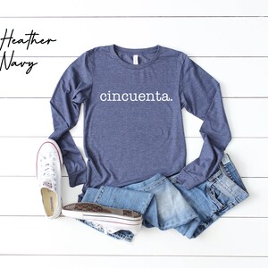 Cincuenta Shirt, 50th Birthday Shirt Vintage 1975 T Shirt 1975 Birthday Gift 50th Birthday 50 Years Old Tee Limited Edition Legend Classic image 2