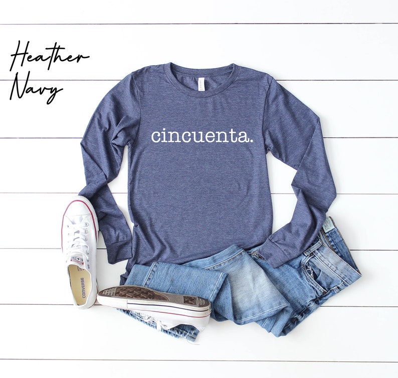 Cincuenta Shirt, 50th Birthday Shirt Vintage 1975 T Shirt 1975 Birthday Gift 50th Birthday 50 Years Old Tee Limited Edition Legend Classic image 2
