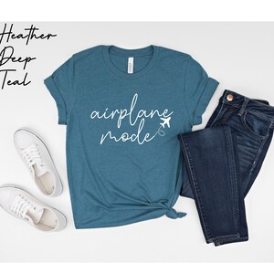 Airplane Mode Shirt, Airplane Shirt, Travel Shirt, Adventurer Gift, Gift for Traveler, Airplane Mode, Vacation Shirt, World Traveler T Shirt image 3