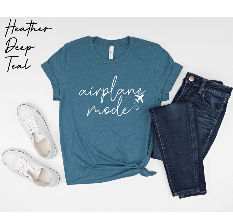 Airplane Mode Shirt, Airplane Shirt, Travel Shirt, Adventurer Gift, Gift for Traveler, Airplane Mode, Vacation Shirt, World Traveler T Shirt image 3