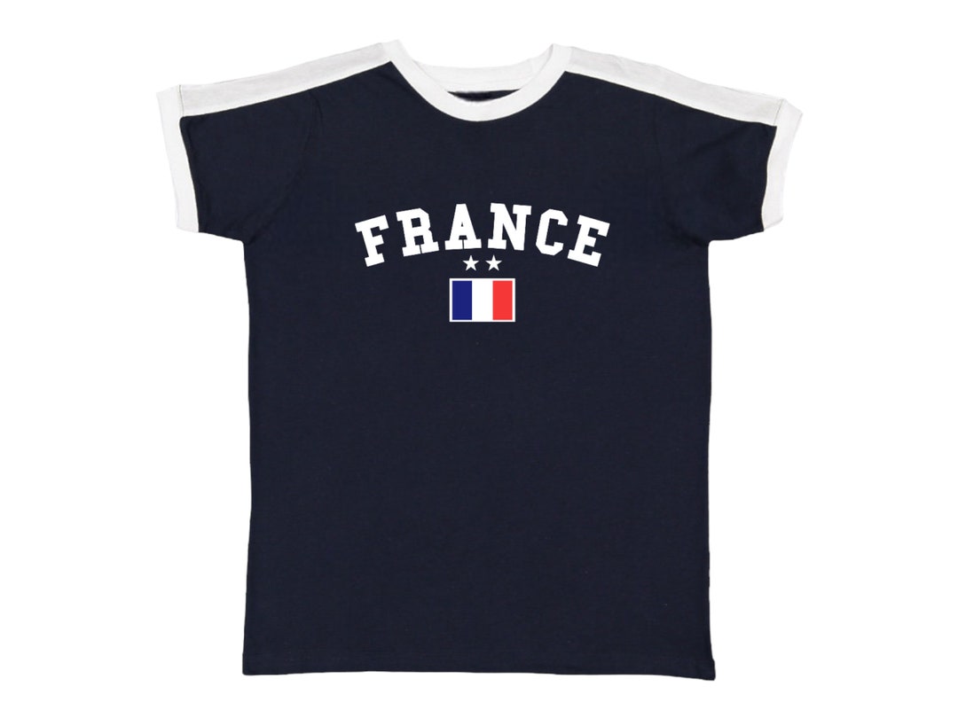 France Women's Baby Tee France Soccer Ringer T Shirt - Etsy France