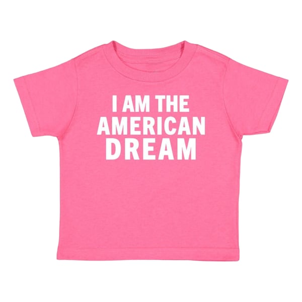 I Am The American Dream Y2K Baby Tee, Y2K Aesthetic Graphic Tee, Iconic Y2K Celebrity T-Shirt, Trendy 2000s Fashion Top