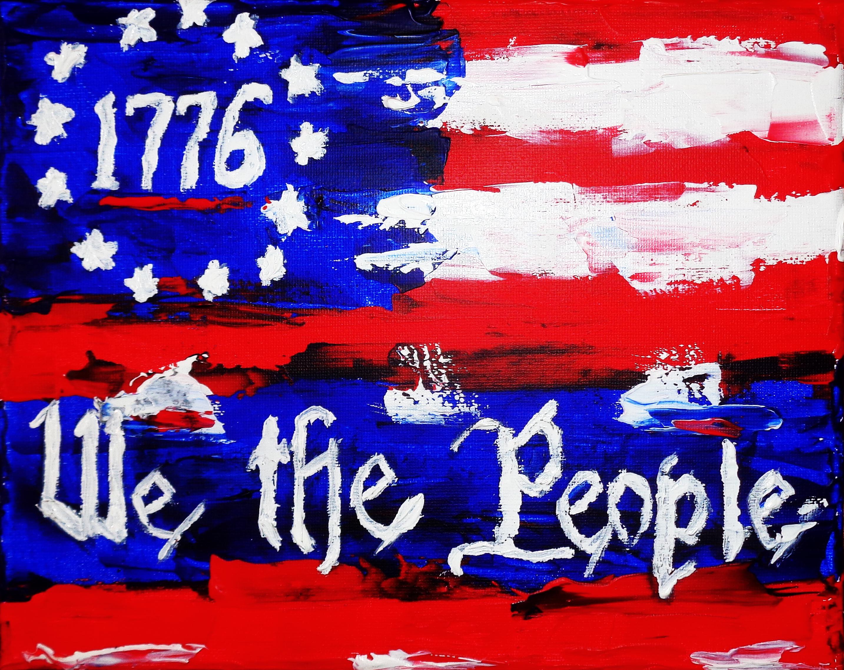 thumbnail image 2 of American Flag Embroidered Patch - Iron-On / Sew-On - Betsy Ross Revolutionary War 1776 2 of 2