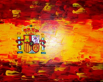 Motiv-spanische Flagge