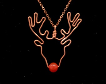 Rudolf Reindeer Pendant