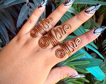 Spiral Statement Ring - Adjustable